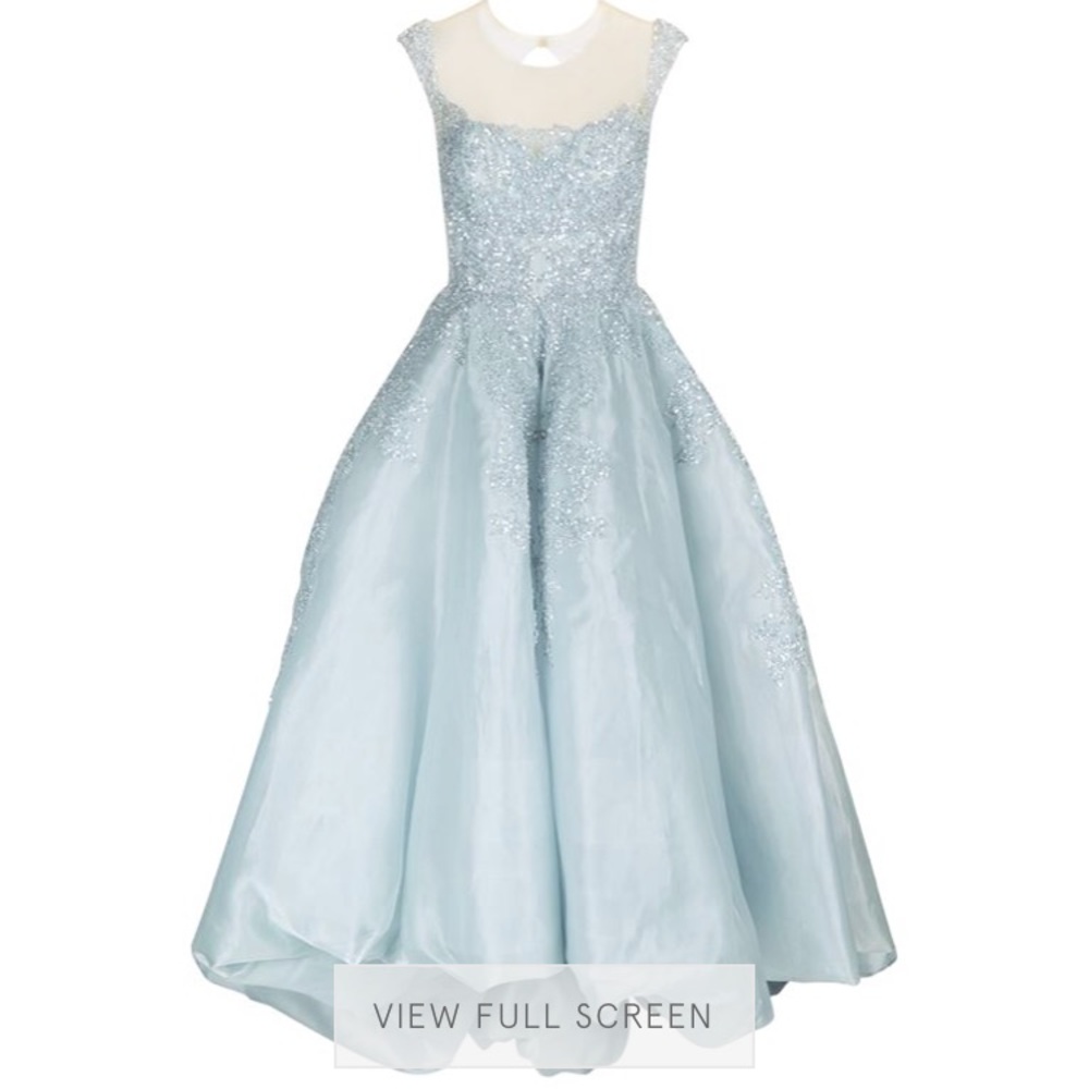 MIKAEL D sequin Embroidered Flared Gown $8500